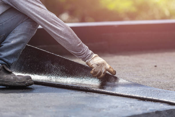 Professional Basement Waterproofing technician working in Newton, IL